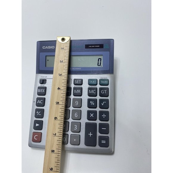 Casio DM-1200TE Two Way Power Tax & Exchange Calculator Tested Large Buttons Guc - Picture 5 of 9